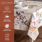 Maison d' Hermine Table Cloth Rectangle Table Reusable 100% Cotton 70"x120" - Image 2
