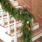 Lifelike Touch Artificial Norfolk Pine Garland for Christmas (6FT 2PCS) - Image 6