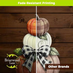 Briarwood Lane Fall Metal Art 32x17 Harvest Pumpkin Stack - Image 7