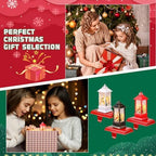 Ceenna 6 Sets Christmas Stocking Holders for Mantle with LED Light Xmas Stocking Fireplace Hooks Hanger Christmas Decoration for Fireplace Mantle - Image 6