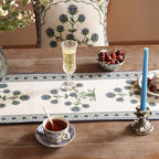 Patdrea Designer Elegant French Linen Table Runner,12"X102"-Ivar B - Image 4