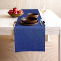 Blue Linen Table Runner 14 x 108 Inch, 100% Pure Linen, Farmhouse Style, Washable, Rustic Table Decor for Wedding Party, Dining Table, Coffee Table, Dresser, Kitchen, Everyday & Holiday Use by BETRIC