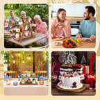 Havawish 5 Pcs Wood Dessert Display Set, Cupcake Stand Cake Tower Tray - Image 5