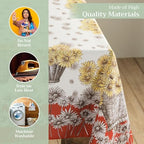 Maison d' Hermine Table Cloth Rectangle Table Reusable 100% Cotton 60"x90" - Image 3