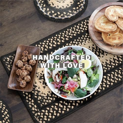 Homespice Manchester Braided Table Runner for Primitive Decor, Rect 11x36 - Image 2