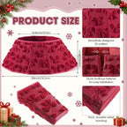 Soulchen Faux Fur Christmas Tree Collar - Image 2