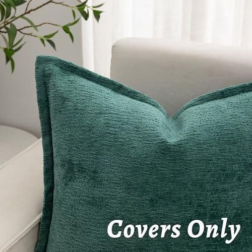 Decorative Throw Pillow Covers 26x26 Chenille Boho Pillowcase - Image 4