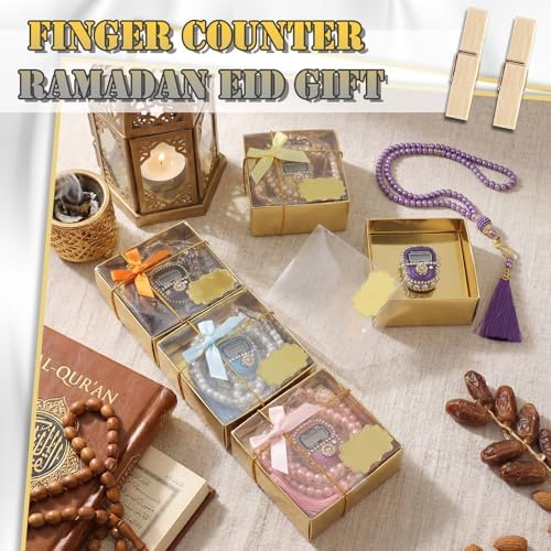 MTLEE Muslim Wedding Prayer Bead Digital Counter Gift - Image 3