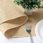 10 Pack Natural Burlap Table Runners (12 x 72 Inch) | Rustic Jute Table Runners for Wedding, Farmhouse, Thanksgiving, Coffee Table Decor Cover, Fall Décor & Parties - Image 3