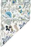 Botanica Mist - Bloom Collection Luxury Handcrafted Runner (Reversible) Cotton Quilted Fabric Machine Washable – Elegant Home Decor – 14 x 72 inches by Whereeverythreadfindsitshome