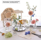 SUPMIND 24pcs Glass Bud Vase Set, Clear Small Flower Vases for Centerpieces - Image 4