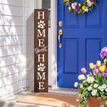 Home Sweet Home Sign, Welcome Porch Decor Front Door Outdoor Wooden Board by Unknown