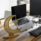 Metal Crescent Moon and Star Ramadan Table Stand, Ramadan Centerpiece, Housewarming Islamic Decorations for Home, Ramadan Decoration for Door, Eid Décorations by iwaconcept
