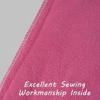 FUTEI Pack of 2 Velvet Decorative Throw Pillow Covers 20x20 Inch, Hot Pink - Image 3
