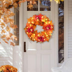 20 Inch Fall Wreaths for Front Door, Fall Decorations for Home - Image 5