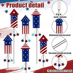 Pickmesh 6 Pcs Easter Outdoor Decorations Bunny Rabbit Yard Stake Metal - Image 4
