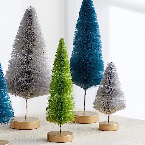 Bottle Brush Trees Set of 6 (Neutrals) - Image 3