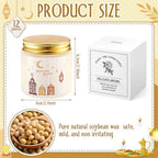 Lyrow 12 Pcs Ramadan Gifts for Women Men Ramadan Mubarak Candles 3.5 oz Scented Soy Wax Candle Islamic Muslim Candles Islamic Party Favors Gifts for Home Muslim Islam Festival Decor (White Gold) - Image 3