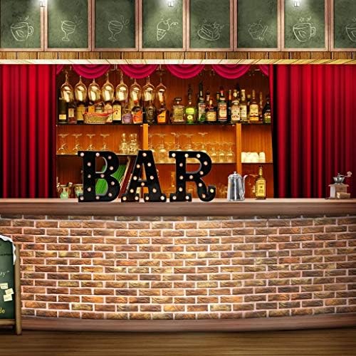 Pooqla Black LED Light Up Bar Sign For Home Bar Decor - Image 6