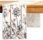 Maison d' Hermine Table Runner 100% Cotton 14.50" x 72" (Double Layer) by MaisondHermine