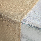12 Pack Champagne Sequin Table Runner 12 x 108 Inch - High Density Sparkly Glitter Table Runners for Wedding, Baby Shower, Birthday, Banquet, Champagne Shimmer Party Decor - Image 4