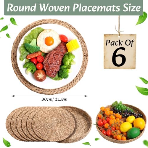 Boho Table Runner and Placemats Set, 6 Sets, Green, 12x72 - Image 3