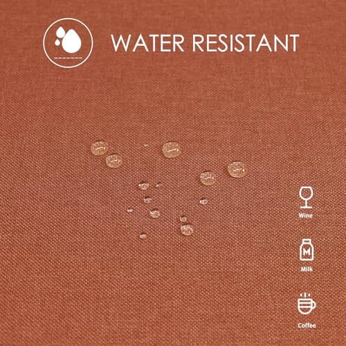 BALCONY & FALCON Rectangle Table Cloth Waterproof Cinnamon 57"x85" - Image 5