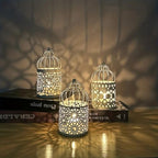 3PCS Iron Birdcage Candle Holder Decorative for Weddings Home Vintage Detachable Centerpieces Tables Hanging Outdoor Indoor Courtyard by Unknown