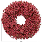 20 Inch Fall Wreaths for Front Door, Autumn Floral Outdoor Wreath - Image 6