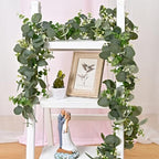 Dolicer 6 Packs 6FT Artificial Eucalyptus Garland Faux Greenery Garland - Image 6