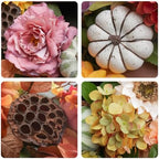 Fall Wreaths for Front Door 24 Inch Autumn Wreath Thanksgiving Door Decor - Image 5