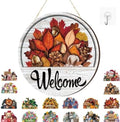 16 Pcs Interchangeable Welcome Sign for Front Door，2set by Unknown