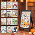 AceOrbit 13 Pcs Interchangeable Seasonal Welcome Sign for Front Porch Decor by Unknown