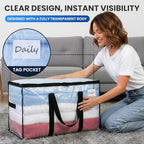 TAILI 12 Pack Clear Extra Large Moving Bags,Storage Bag with Visible Window - Image 5