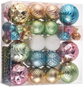 Valery Madelyn 100ct Christmas Tree Decorations Ball Ornaments Set by ValeryMadelyn