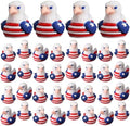 Soulchen 100 Pcs Mini Patriotic Eagle Duck Figurine Bulk by Soulchen