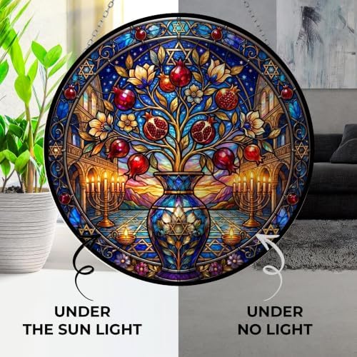 Hanukkah Menorah Home Decor Wall 9.8" - Image 3