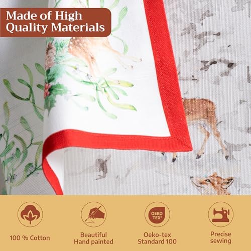 Maison d' Hermine Cloth Napkins Set of 4 Reusable 100% Cotton (20" x 20") - Image 3