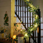 Valery Madelyn 6 Ft St Patrick's Day Garland Decorations with Lights, Artificial Spring Eucalyptus Garland for Mantle with Lucky Shamrock Clover Ornaments, Perfect Irish Festival Home Party Decor - Image 5