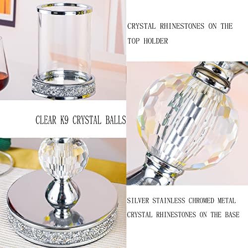 Pillar Candle Holders, Candle Holder for Pillar Candle, Candlesticks Holder, for Wedding, Dining Coffee Table, Home Centerpices, Home Decor CH00XS - Image 2