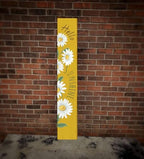 Hello Sunshine Welcome Sign for Front Door Outdoor Porch Sign Home Decor Porch Standing Welcome Yard Sign Wood Door Sign Tall Summer Welcome Garden Sign Seasonal Wall Decorations for Outside Patio - Image 3