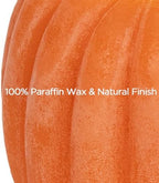 Fall Decorations for Home - Flickering Flameless Wax Pumpkin LED Candle - Image 2