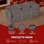 Christmas Tree Storage Bag - Storage Bags for 9FT Disassembled Artificial Trees, Seasonal Decor, Packing, Moving, and Home Storage by Elf Stor (Gray) - Image 5