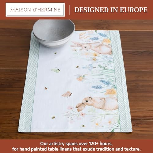 Maison d' Hermine Placemats Set of 4 Reusable 100% Cotton (13"x19") - Image 2