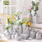 Yaomiao 30 Pcs Glass Bud Vases Centerpieces, Silver Series - Image 6