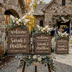 Personalized Bohemian Bloom Arch Wedding Welcome Sign - Custom 3D Wood Vertical Arched Entrance Board for Boho, Barn or Garden Venue - Multiple Sizes - Image 4