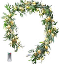 Enchanting Decor: Pair of Flexible Rustic Willow Garlands Adorned with 33 Feet Starry String Lights (USB Operated) by FiveSeasonStuff Floral by FiveSeasonStuff