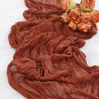 12 Pack Terracotta Cheesecloth Table Runner,20x120 in Table Runner - Image 6