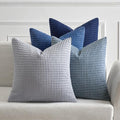 MIULEE Decorative Throw Pillow Covers 20x20 Inch Set of 4 Coastal Blue by MIULEE