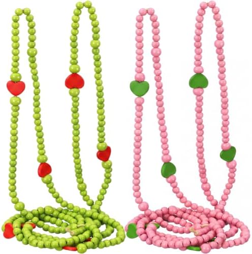 Tondiamo Set of 2 Christmas Wooden Bead Garland, 12 ft Each by Tondiamo